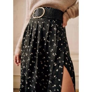 Sezane - Alicia Skirt - Two Toned Jacquard - 34